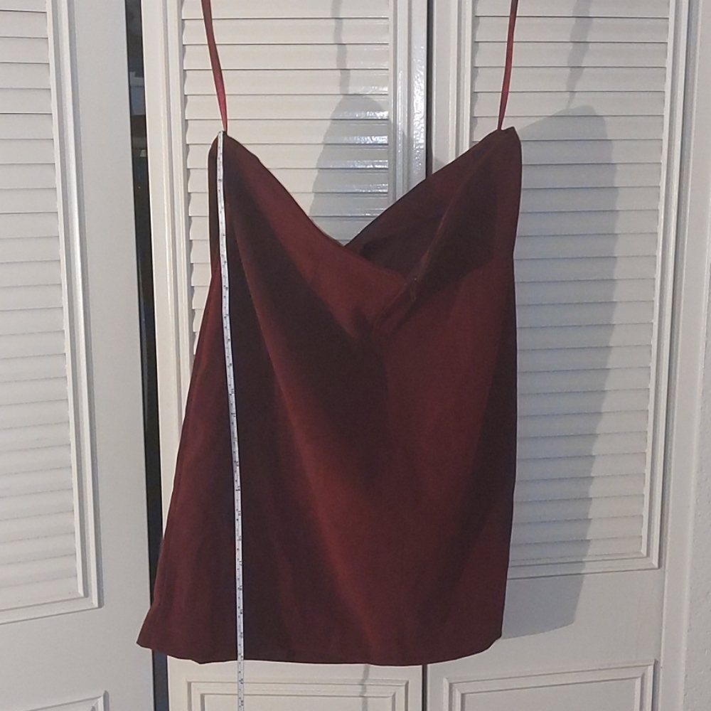 Red Skirt with Zipper size 16